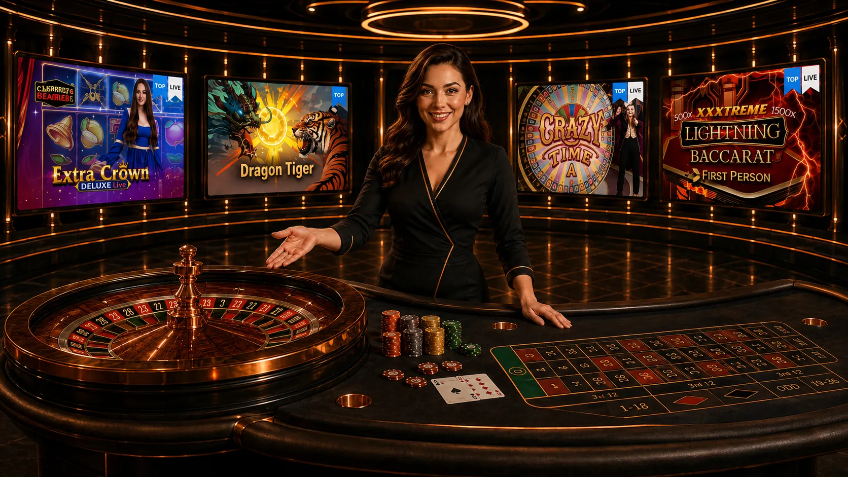 Gry Live Casino z krupierem w Magic365 Casino