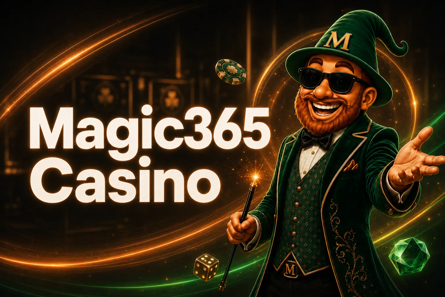 Magic365 Casino – mag w kasynie z literą M na kapeluszu